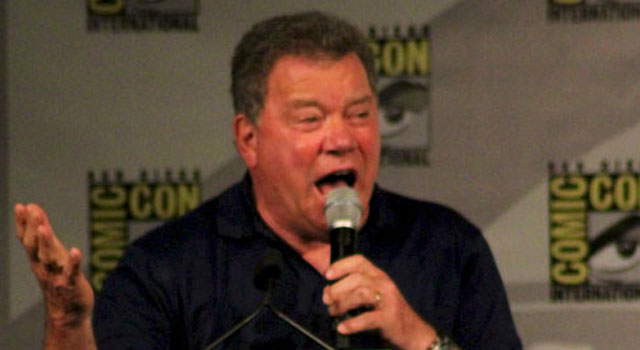 William Shatner Leads San Diego Comic-Con Crowd in Epic Khaaan Scream (Updated with Video) shatner-khan-comic-con