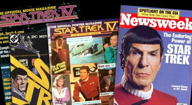 Celebrating 25 Years of Star Trek IV Collectibles + Behind-the-Scenes Footage star-trek-iv-magazines