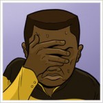 What Geordi Really Sees Through His Visor [Webcomic]