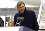 Leonard Nimoy Welcomes Space Shuttle Enterprise to New York