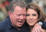 William Shatner Locks Lips With Maria Menounos