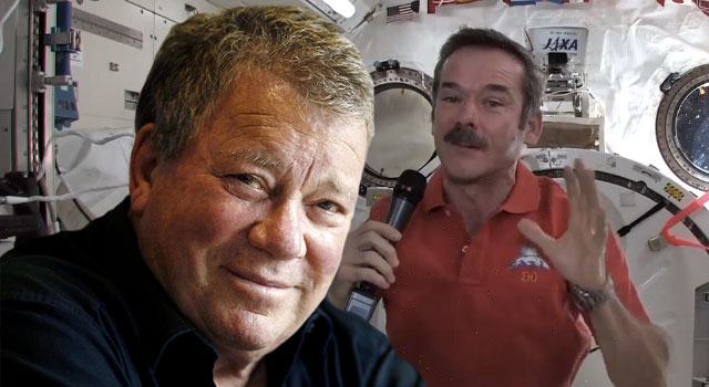 WATCH: William Shatner Speaks Live to NASA Astronaut in Space