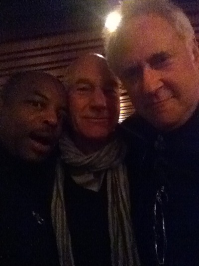 LeVar Burton, Patrick Stewart and Brent Spiner at the Calgary Expo