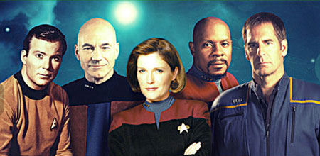 All Five Star Trek Captains