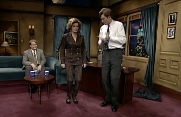 Kate Mulgrew on 'Late Night With Conan O'Brien' in the 90s