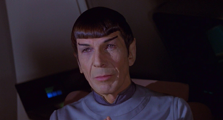 Spock crying for V'ge