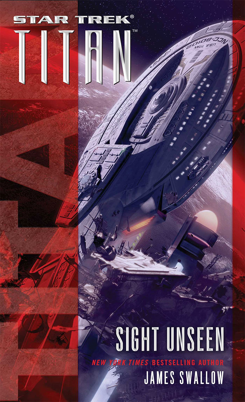 "Star Trek: Titan: Sight Unseen” cover art