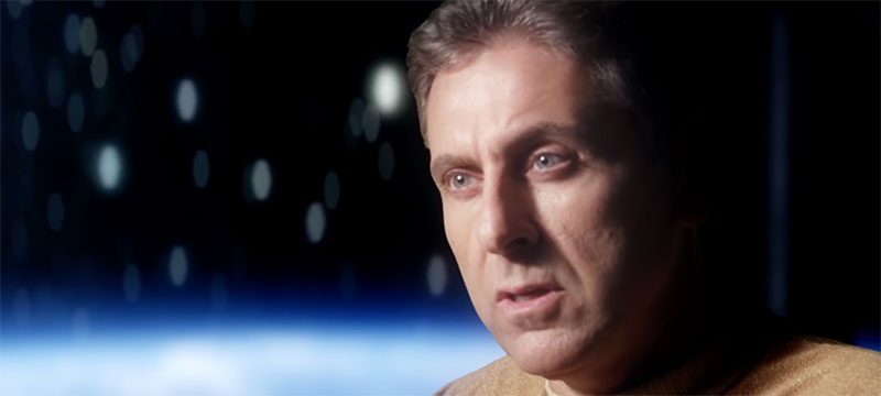 Peters as Captain Garth in "Prelude to Axanar"