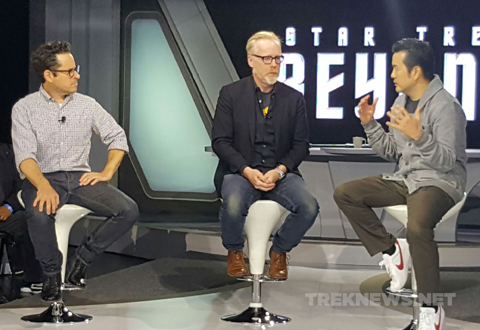 Abrams, Savage and "Star Trek Beyond" director Justin Lin