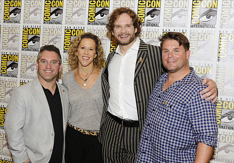 Star Trek: Discovery Executive Producers Trevor Roth, Heather Kadin, Bryan Fuller and Rod Roddenberry at SDCC in July