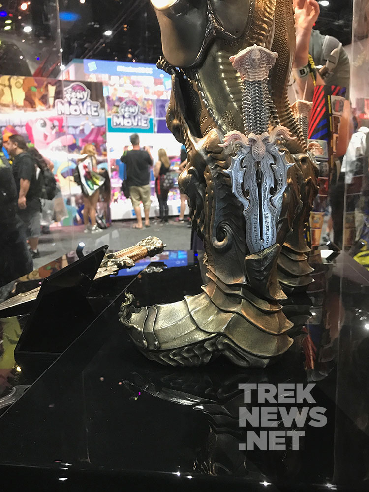 Star Trek: Discovery Klingon 'Torchbearer' Suit on display at SDCC