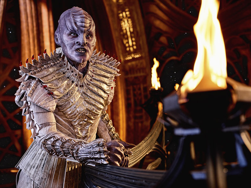 Mary Chieffo as L'Rell on Star Trek: Discovery