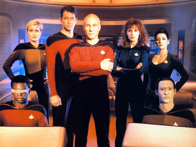 A Star Trek: TNG - First Season publicity photo