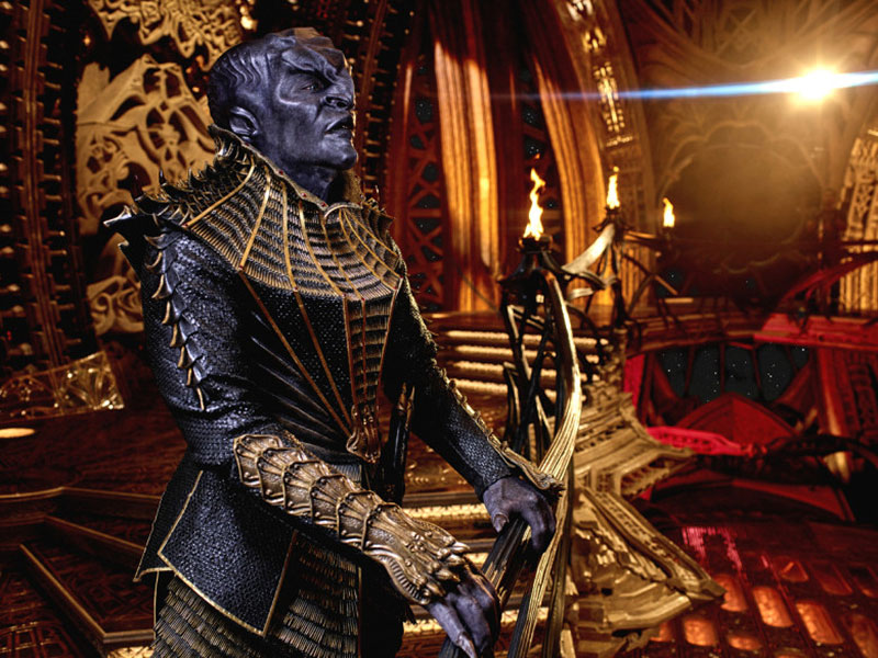 Mary Chieffo as the Klingon Battle Deck Commander L'Rell on Star Trek: Discovery