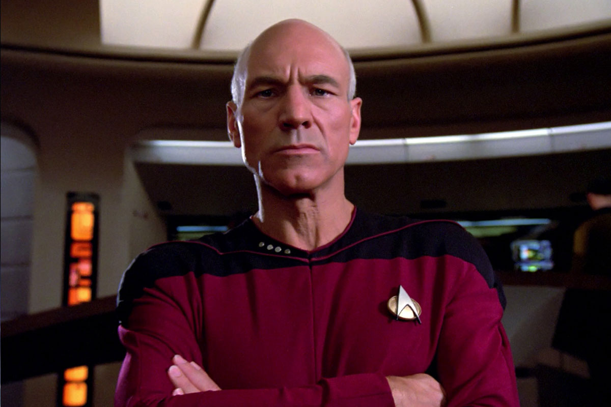 Picard as seen in TNG's first season