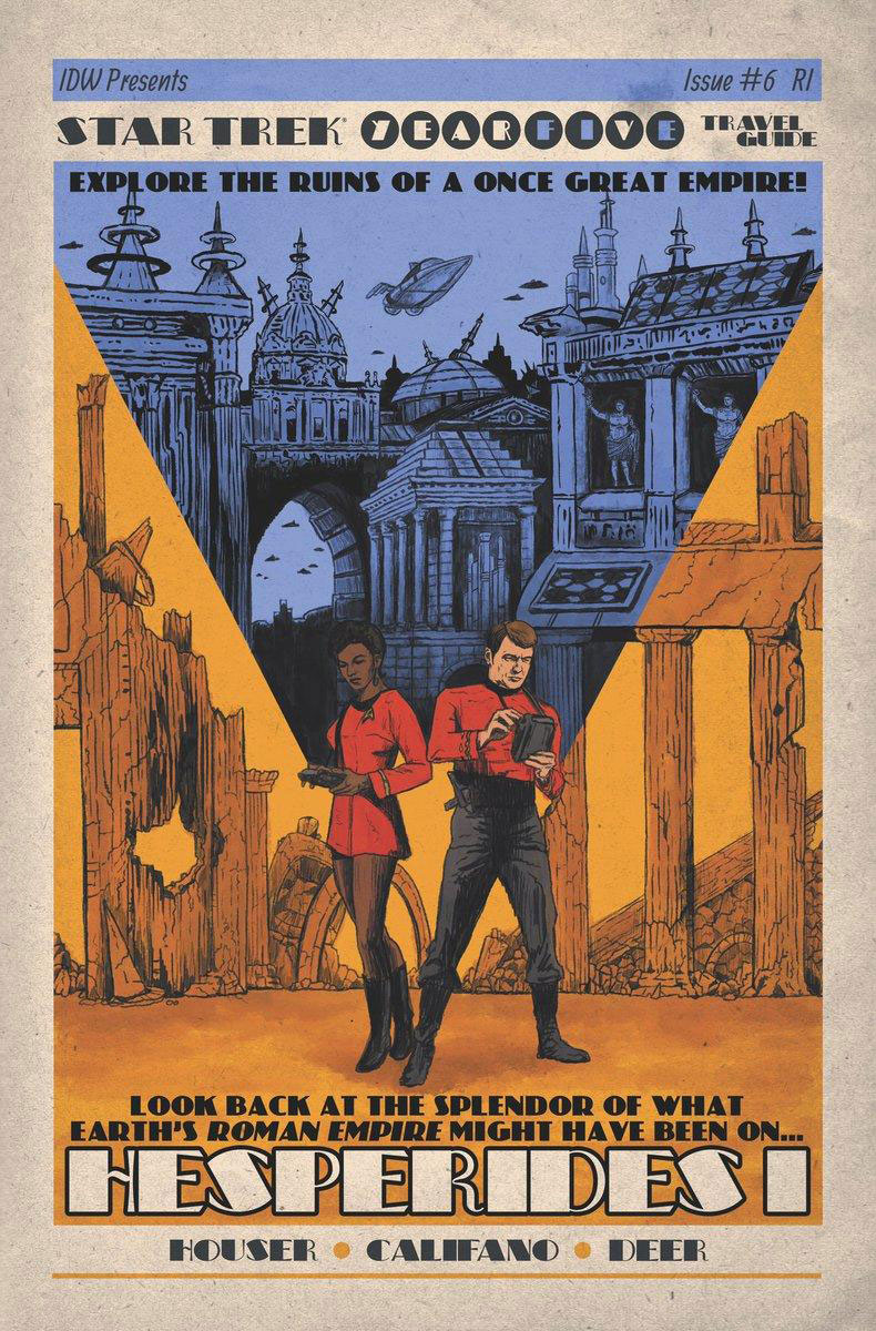 Star Trek Year Five #6 alternate cover art by JJ Lendl