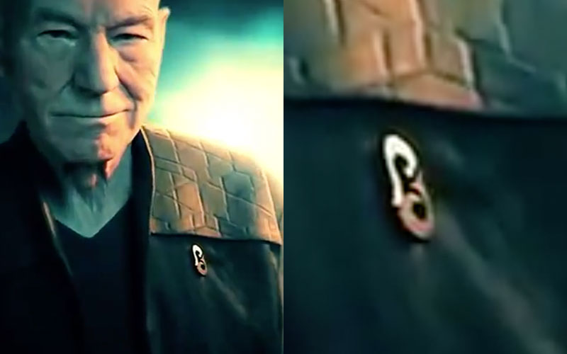 Jean-Luc Picard's new uniform insignia